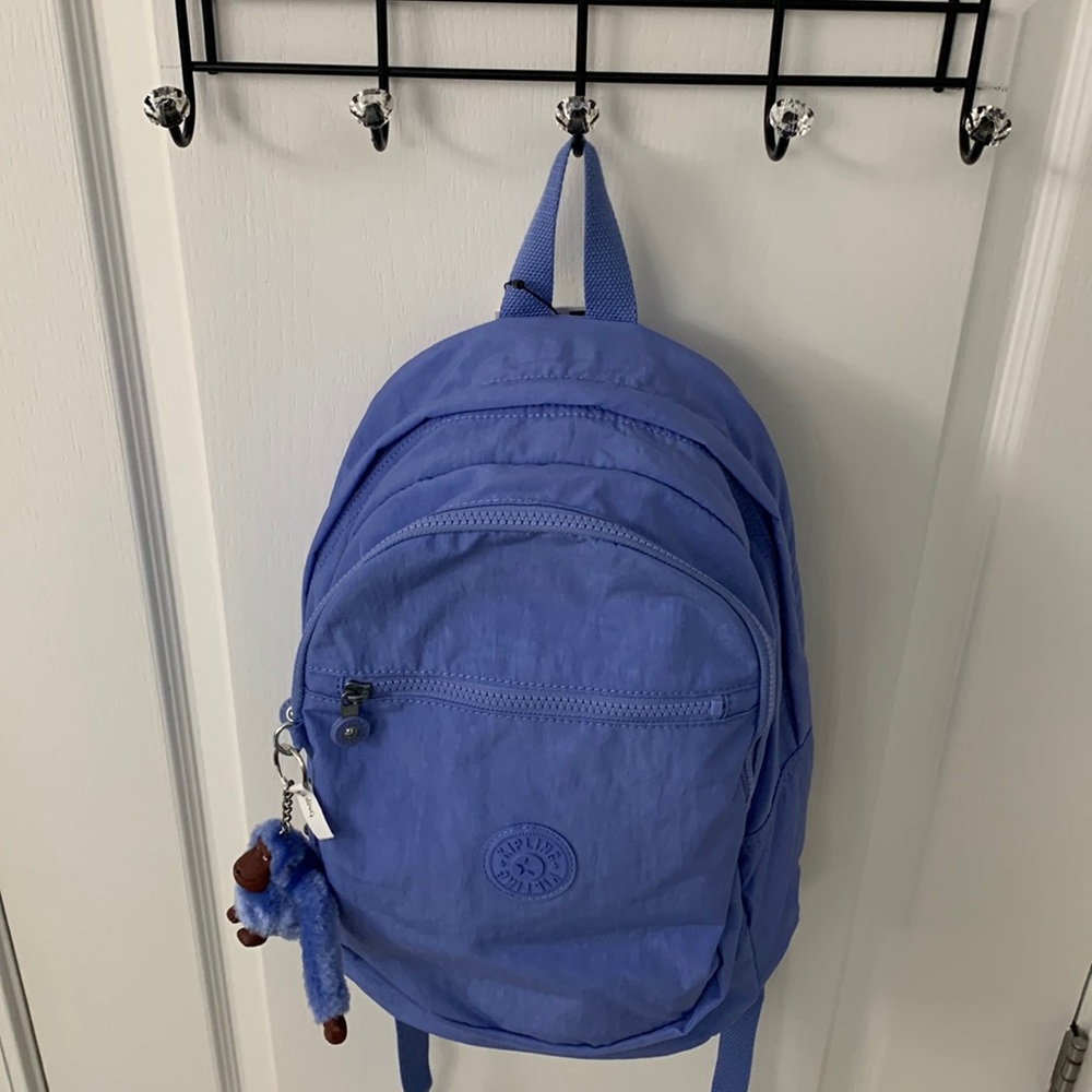 Pastel Purple Kipling Backpack - Picture 5 of 16